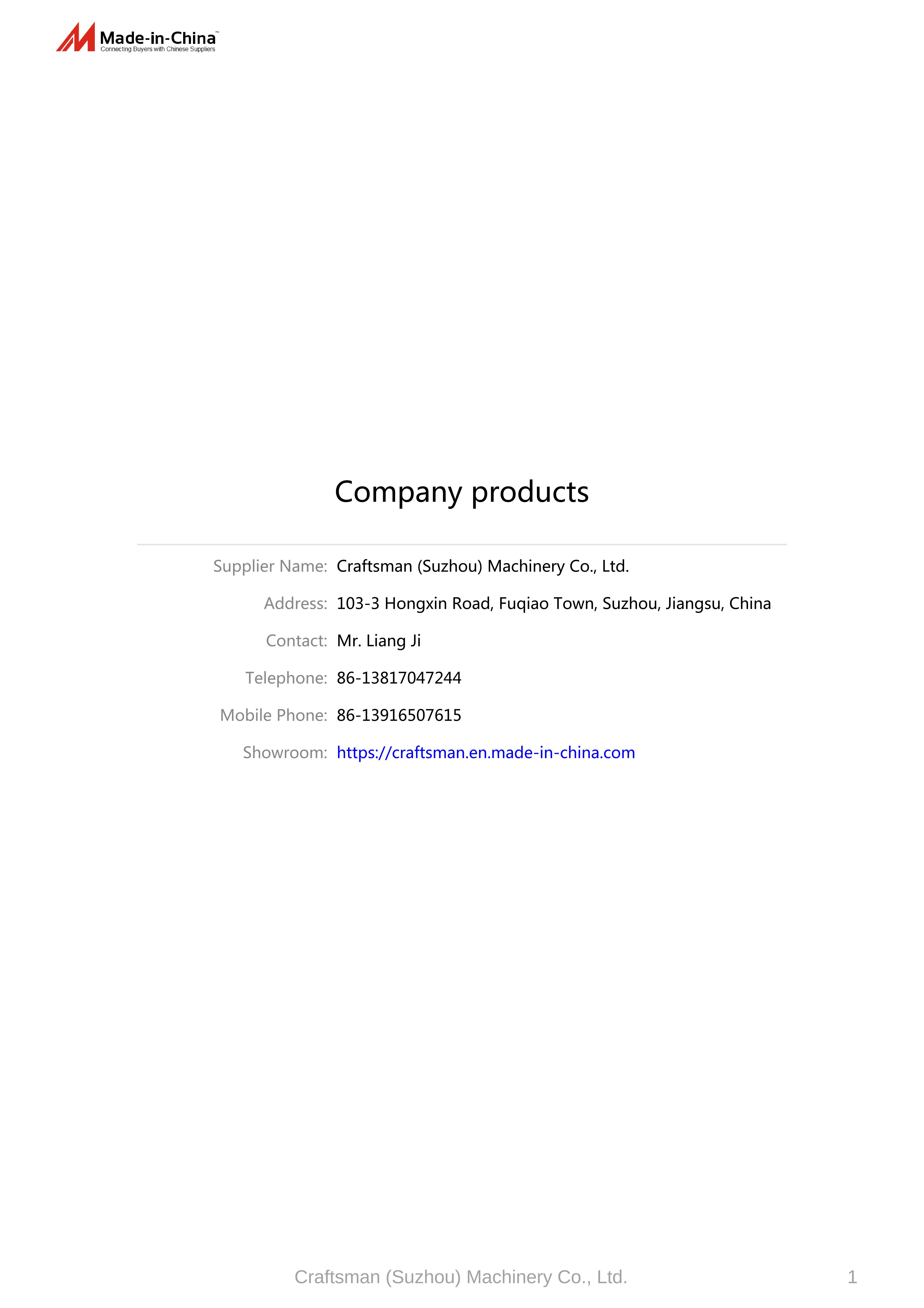 Company-products
